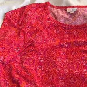 Lularoe Julia dress super pretty!!! 3XL red/coral